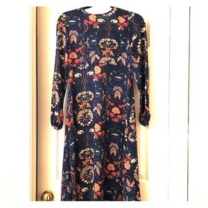 Lulu’s Navy Floral Dress